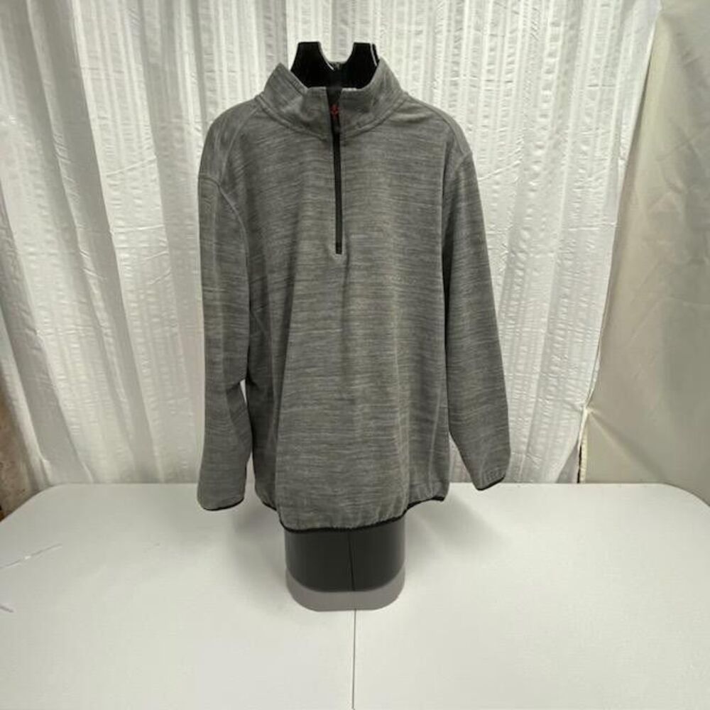 Avalanche CAM150U Pullover Mens XXL Gray 1/4 Zip Stretch Performance Hiking